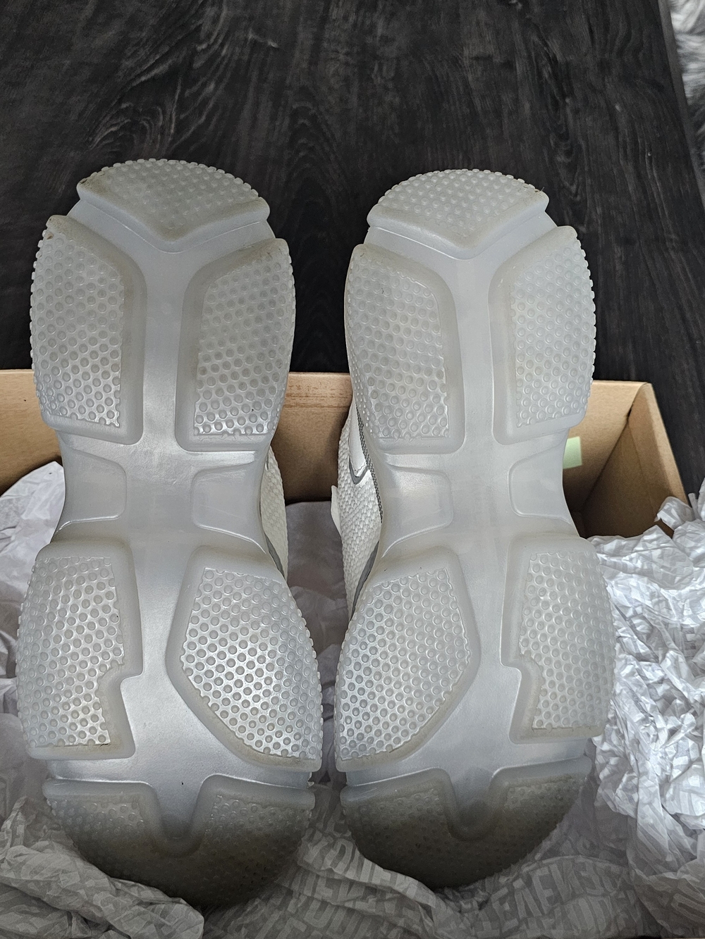 Steve Madden White & Silver Athletic Sneakers - Picture 6 of 7